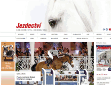 Tablet Screenshot of jezdectvi.cz